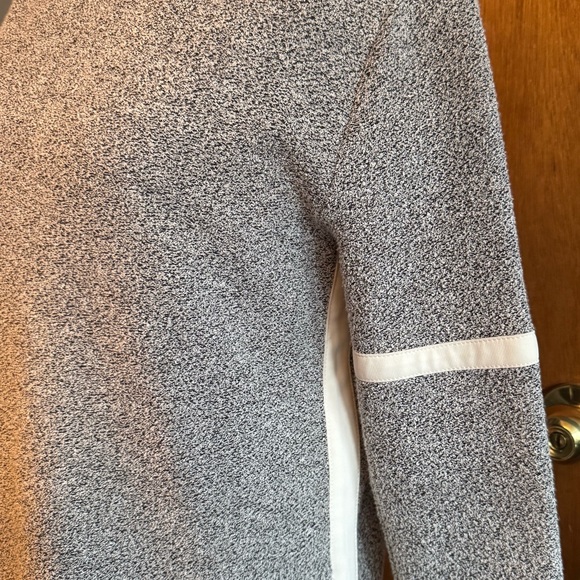 Women's Gray Public School New York Knit Knee Length Sheath Style Dress sz L - Picture 6 of 15